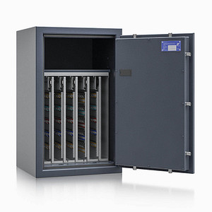 Image ISS safe4key Schlüsseltresor grau mit 440 Haken Elektronikschloss