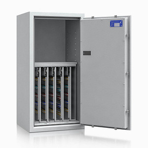 Image ISS safe4key Schlüsseltresor grau mit 440 Haken Elektronikschloss