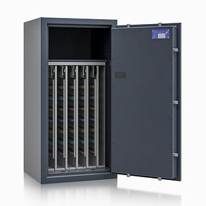 Image ISS safe4key Schlüsseltresor grau mit 600 Haken Elektronikschloss