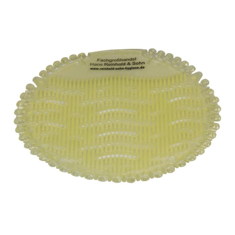 Image Urinalsieb "Wave" | Duft Citrus (gelb) Geruchsneutralisator für Urinale, WC-Stein-Ersatz