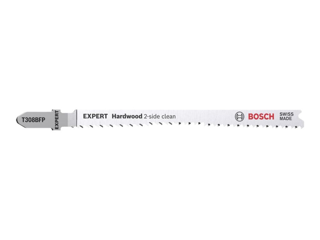 Image BOSCH EXPERT Stichsägeblätter 2608901181 T308BFP 25Stk Hardwood 2-side clean
