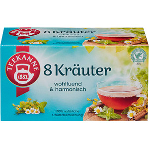 Image TEEKANNE 8 Kräuter Tee 20 Portionen