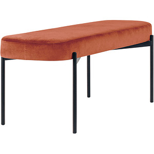 Image PAPERFLOW Sitzbank GAIA L GBOLV.01.27 rost Stoff 118,0 cm