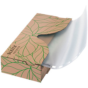 Image 40 LEITZ Prospekthüllen Recycle DIN A4 transparent genarbt 0,07 mm