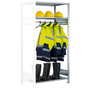 Image SCHULTE Anbauregal 14155 silber 75,0 x 60,0 x 200,0 cm