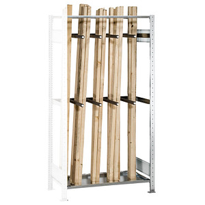 Image SCHULTE Anbau-Schwerlastregal 22625 silber 100,0 x 50,0 x 200,0 cm