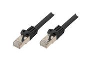 Image SHIVERPEAKS RJ45 Patchkabel S/FTP PIMF Cat.7 schwarz 50,0m