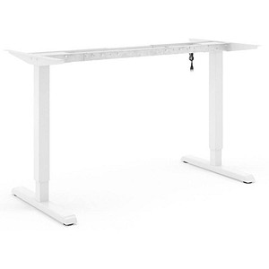 Image actiforce Steelforce Pro 300 elektrisch höhenverstellbares Schreibtischgestell weiß ohne Tischplatte T-Fuß-Gestell weiß 101,0 - 151,0 x 75,0 cm