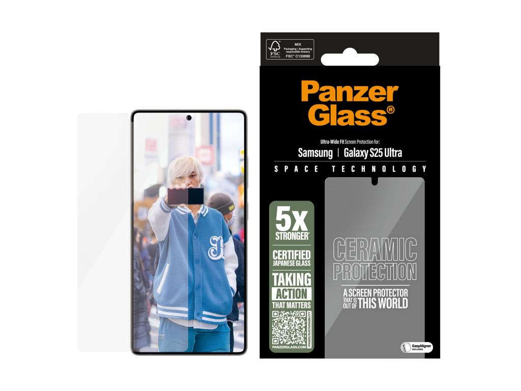 Image PANZERGLASS Ceramic Screen Protector Samsung Galaxy S25 Ultra