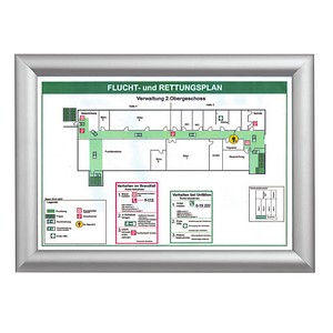 Image Showdown® Displays Klapprahmen silber 24,1 x 32,8 cm