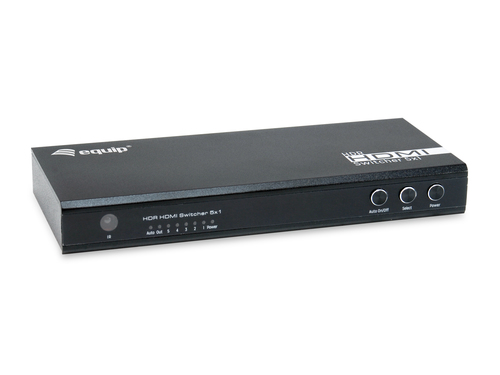 Image EQUIP Switch 5x1 HDMI 2.0 4K/60Hz schwarz inkl.Fernbedienung