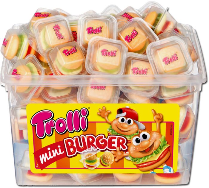 Image Trolli Miniburger 10g in Dose