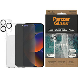 Image PanzerGlass™ Handy-Cover für Apple iPhone 14 Pro Max transparent, schwarz