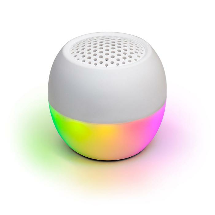 Image BOOMPODS LTD. Boompods Tide Round  Speaker Soundflare White