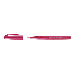 Image PentelArts Faserschreiber Brush Sign Pen SES15, burgunderrot