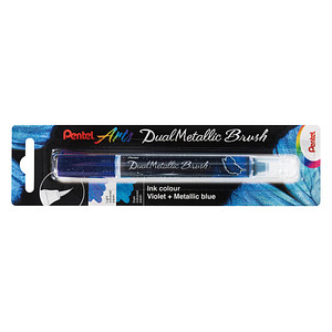 Image Pentel Dual Metallic Brush XGFH-DVX Brush-Pen lila
