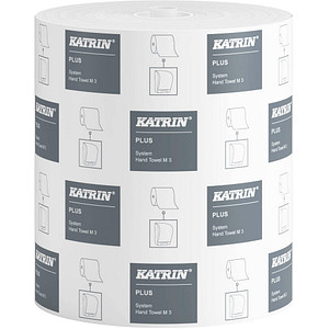 Image 6 KATRIN Handtuchrollen Plus System 3-lagig weiß, 445 Blätter