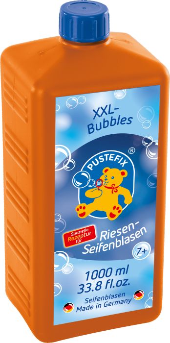 Image PUSTEFIX® Seifenblasenflüssigkeit Nachfüllflasche XXL-Bubbles 1000 ml