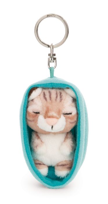 Image Sleeping Pets Schlüsselanh. Katze getige
