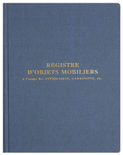 Image EXACOMPTA Registre "Objets mobiliers spécial brocanteurs