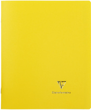 Image Clairefontaine Cahier Koverbook, 240 x 320 mm, séyès, jaune