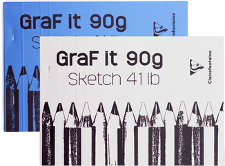 Image Clairefontaine Zeichenblock GraF i t, DIN A5, 90 g/qm (87000468)