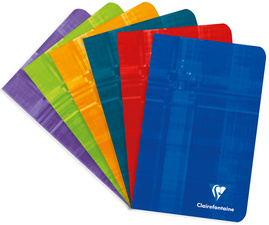 Image Clairefontaine Cahier piqûre, 110 x 170 mm, 96 pages, ligné
