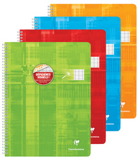 Image Clairefontaine Cahier spirale 240 x 320 mm,Séyès 2,5 agrandi