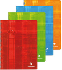 Image Clairefontaine Cahier à spirale, 240 x 320 mm, quadrillé 5x5