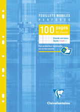Image Clairefontaine Feuillets mobiles, A4, séyès, 200 pages
