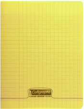 Image Calligraphe Cahier 8000 POLYPRO, 240 x 320 mm, jaune