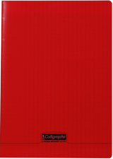 Image Calligraphe Cahier 8000 POLYPRO, 210 x 297 mm, rouge