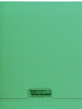 Image Calligraphe Schulheft, 240 x 320 mm, kariert, grün