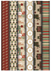 Image Clairefontaine Weihnachts-Geschenkpapier "Kraft