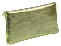 Image Clairefontaine Schlamper-Mäppchen CUIRISÉ, Leder, grün