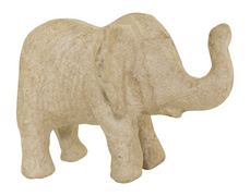 Image décopatch Pappmaché-Figur "Elefant", 70 mm