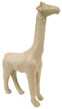 Image décopatch Pappmaché-Figur "Giraffe", 280 mm