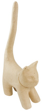 Image décopatch Pappmaché-Figur "Katze 2", 320 mm