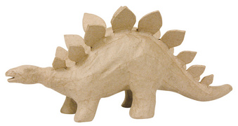 Image décopatch Pappmaché-Figur "Stegosaurus", 150 mm