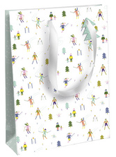 Image Clairefontaine Weihnachts-Geschenktüte "Schnee", mittel