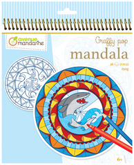 Image avenue mandarine Malbuch "Graffy Pop Mandala", Boy