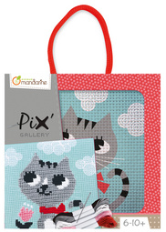 Image avenue mandarine Stick-Set "Pix Gallery", Katze