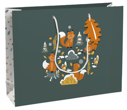 Image Clairefontaine Weihnachts-Geschenktüte "Fox", groß