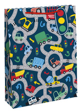 Image Clairefontaine Geschenktüte "Fahrzeuge", mittel