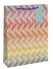 Image Clairefontaine Geschenktüte "Wellen Neon", mittel