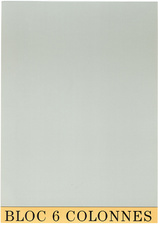 Image EXACOMPTA Bloc comptable, 297 x 210 mm, 6 colonnes, 70 fls.