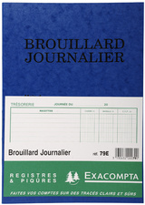 Image EXACOMPTA Piqûre "Brouillard Journalier", 270 x 195 mm