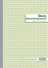 Image EXACOMPTA Manifold "Devis micro entrepreneur", 297 x 210 mm