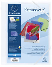Image EXACOMPTA Eckspannermappe Kreacover, DIN A4, PP, weiß
