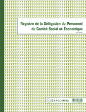 Image EXACOMPTA Piqûre "Registre de la délégation du personnel CSE